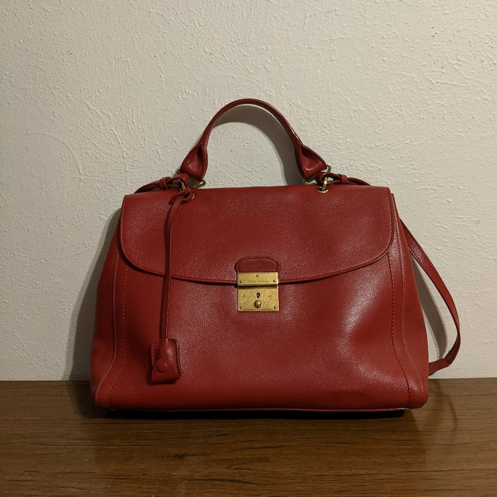Marc Jacobs terracotta red 1984 handbag